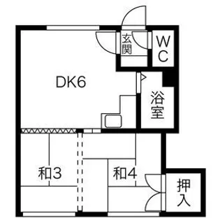 くぼたハイツ【2階】の間取り