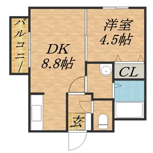 BESSER(べッサ)【2階】の間取り