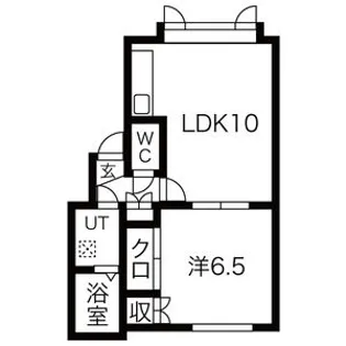 フロンティア【1階】の間取り