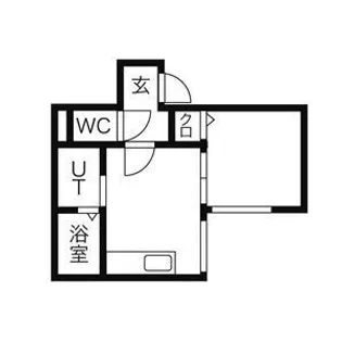 ヴィレッジ円山【0201号室】の間取り