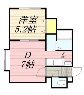 メゾンパークス南28【102号室】の間取り