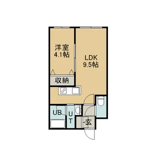 カーサ・フォレスト北円山【3階】の間取り