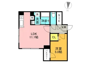 DOLCE FUSHIMI【3階】の間取り