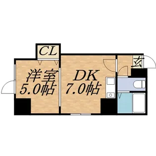 ハートランド南8条【205号室】の間取り