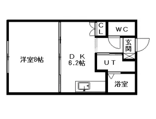 YーFLAT【305号室】の間取り