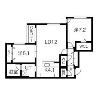 ミル・グランデ【2階】の間取り