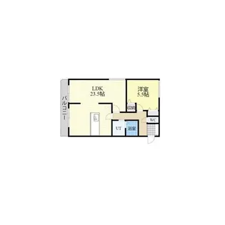 伏見アームズ【303号室】の間取り