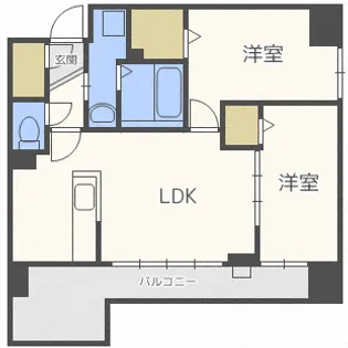 MODENA表参道【11階】の間取り
