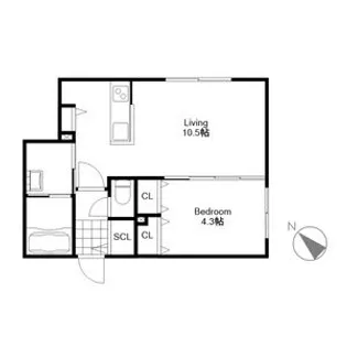 LIISA琴似【3階】の間取り