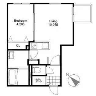LIISA琴似【4階】の間取り