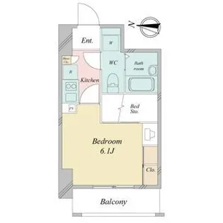 アルファスクエア大通【6階】の間取り