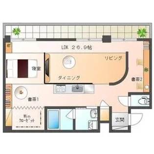 スペチアーレ420【7階】の間取り