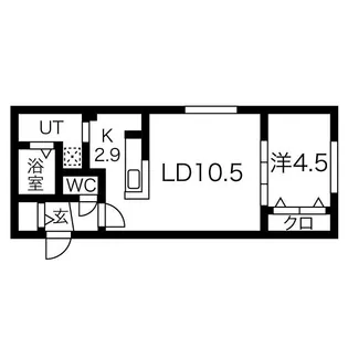 GRACE札幌東【3階】の間取り
