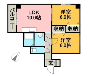 スクエア21【0405号室】の間取り