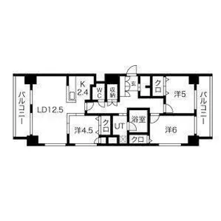 3LDKの間取り画像