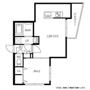 フォレスタ月寒東【1階】の間取り