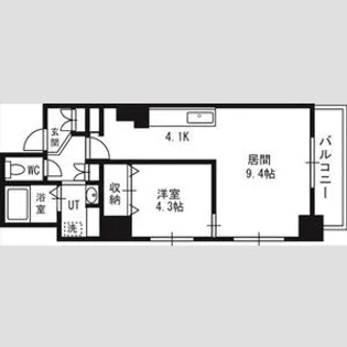 シェモア南1条【00802号室】の間取り