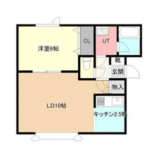 マーサ北円山B【2階】の間取り