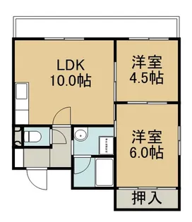 エスポワールバンフ【3階】の間取り