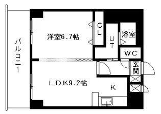 ステイブルS17【2階】の間取り