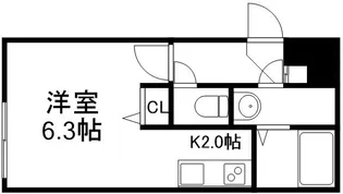 プレジール【302号室】の間取り