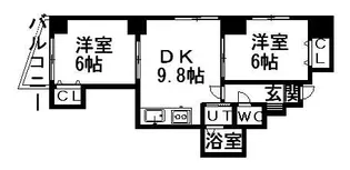 プレミエール中島公園通【502号室】の間取り