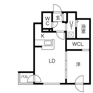 エアフォルク植物園【3階】の間取り