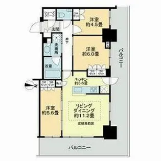 ライオンズタワー札幌【17階】の間取り