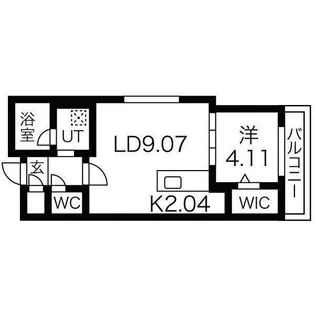 グレイス琴似【5階】の間取り