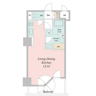 UURコート札幌南三条プレミアタワー【15階】の間取り