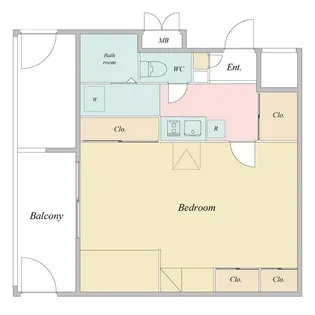 D’SVARIE札幌レジデンス【1314号室】の間取り