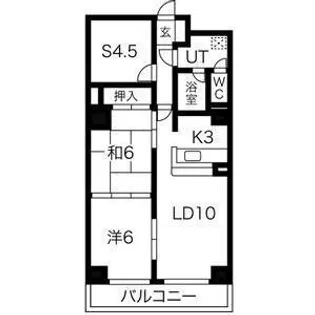 コート琴似【2階】の間取り