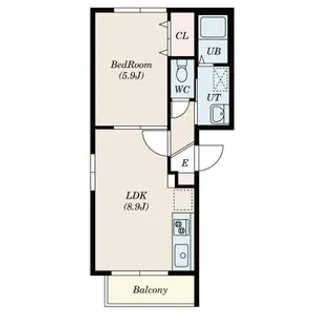 リバティ北4西26【401号室】の間取り