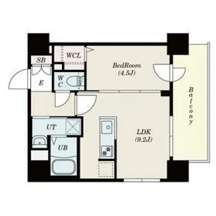 プライマル札幌桑園【1005号室】の間取り