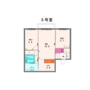 DIOGRACIA MIYANOMORI【4階】の間取り