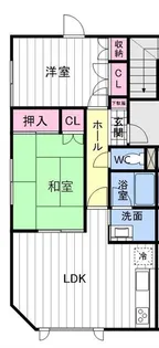 宮の沢2ー2ハウス【3階】の間取り