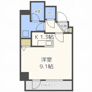 プログレス円山【6階】の間取り
