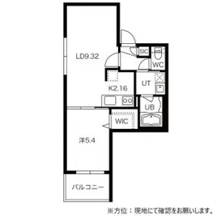ウェルズ平岸【0202号室】の間取り