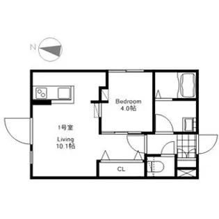 INFINITY KOTONI(インフィニティ琴似)【4階】の間取り