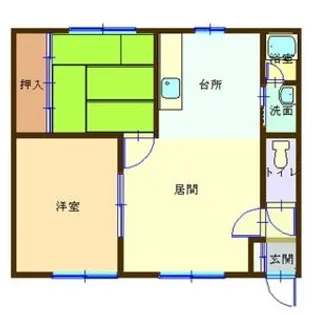 関井ハウス【1階】の間取り