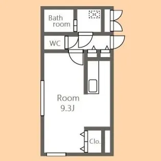 ラフォルテ桑園【301号室】の間取り