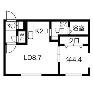 OCEAN【4階】の間取り