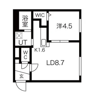 アレナ宮の沢【1階】の間取り
