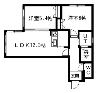 THE RESIDENCE PARK YAMAHANA (旧NH【0401号室】の間取り
