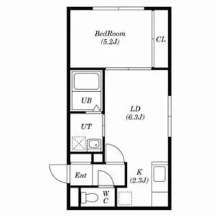GRANSEED手稲本町(グランシード手稲本町)【102号室号室】の間取り