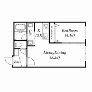 エルシア北2条【306号室号室】の間取り