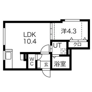 ALPHA平岸【2階】の間取り