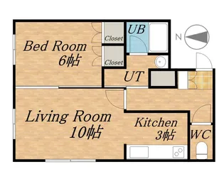 ヴィラプレステージ【3階】の間取り