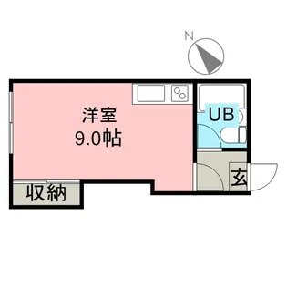 シャネル八軒A棟【207号室】の間取り