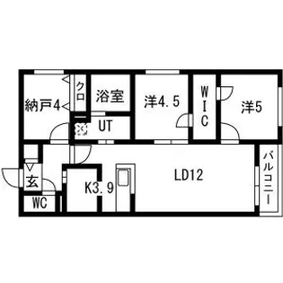 LIEN発寒(リアン)【2階】の間取り